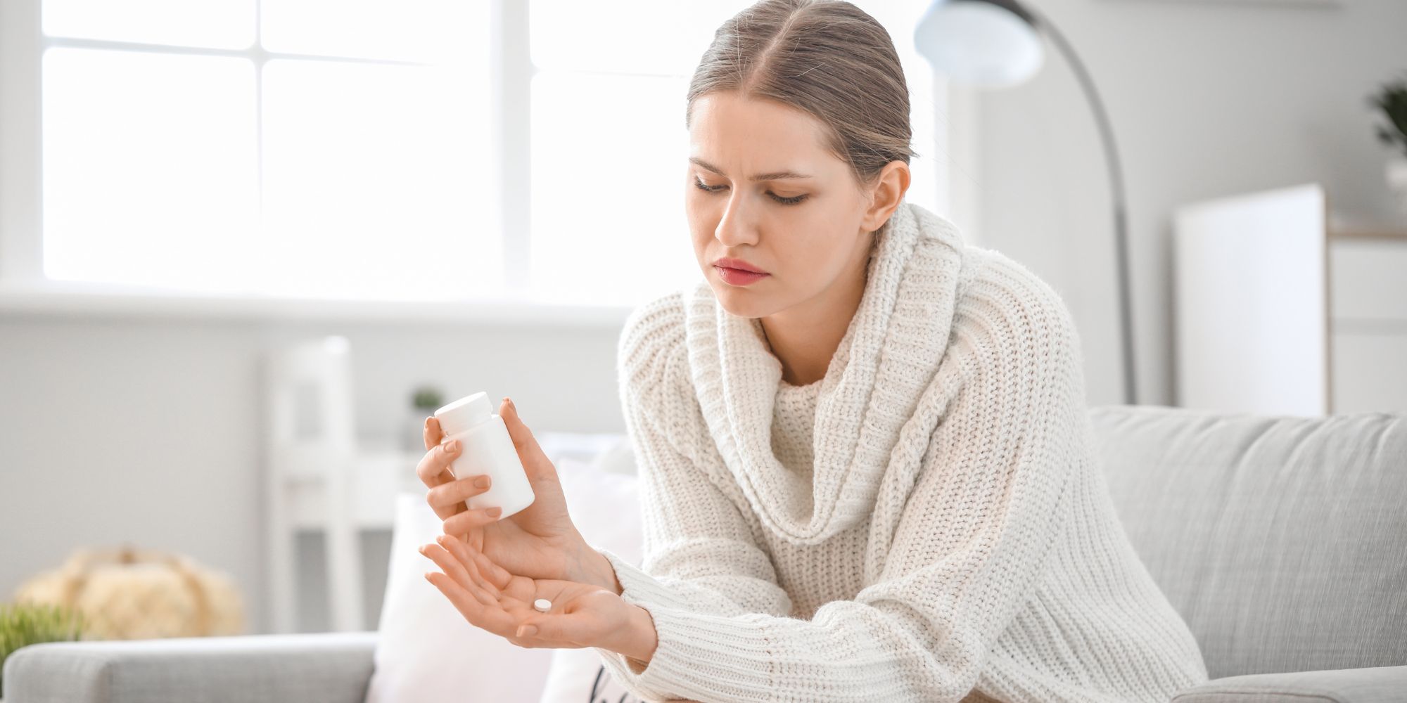 woman smiling receiving an ultrasound
